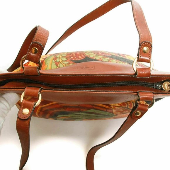 Salvatore Ferragamo Botanical pattern shoulder bag - Picture 11 of 12